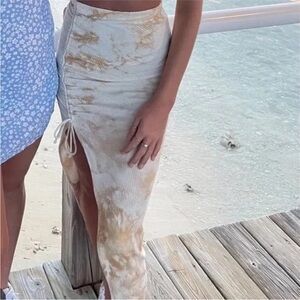 Princess Polly Ruched Midi Skirt! NWOT!